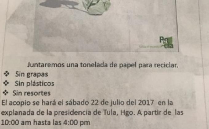 Tu mejor papel...RECICLAR