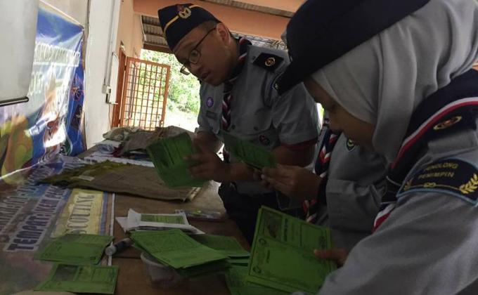 Petugas Perkhemahan Skim Lencana PKK Melaka