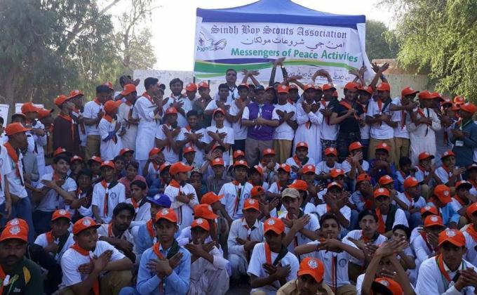 District Scout  Rally  (Messengers of Peace Road show )