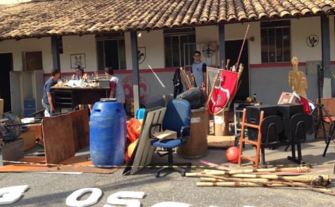 Mutirão de Limpeza da Sede do 83 GEOSC (Betim MG)