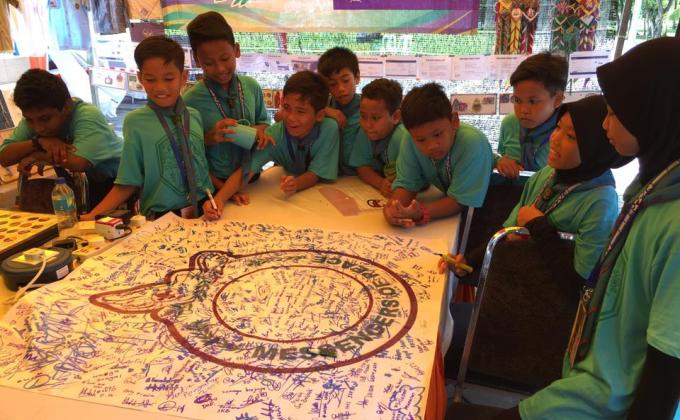 korobori 2017 berlegar-legar di Bukit Layang-Layang Pasir Gudang bersama Hobbit Rovers