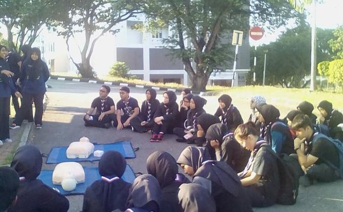 BENGKEL PERTOLONGAN CEMAS ANJURAN BULAN SABIT MERAH MALAYSIA USM DENGAN KERJASAMA KLKM USM