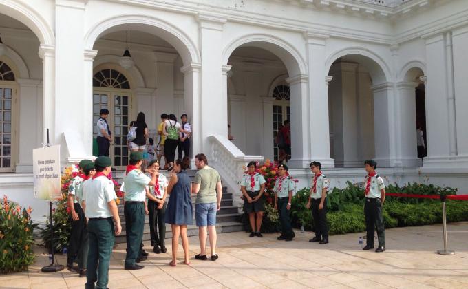 Guest Ambassador (Chief Scout Hospitality Team) @ the Istana Open House