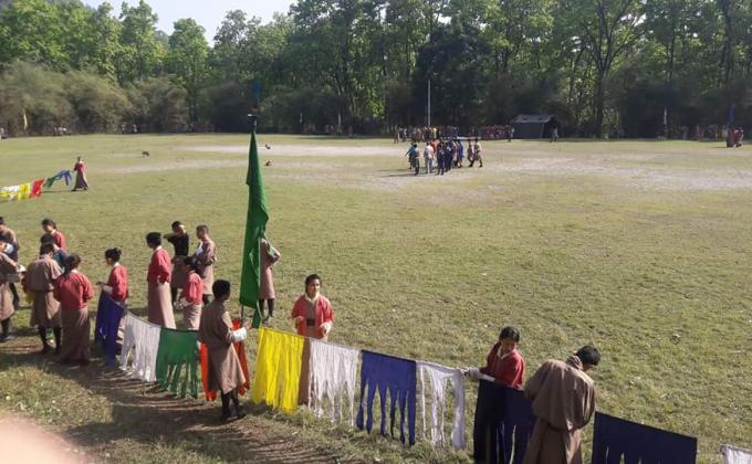 Sports day preparation