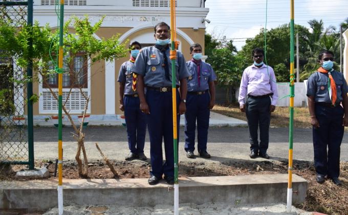 Baden Powell birthday celebration and plant for hope project by Kankesathurai district    