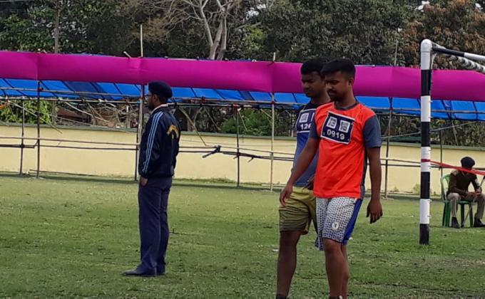 Voluntary Service at Physical Ability test of INDIAN RAILWAYS