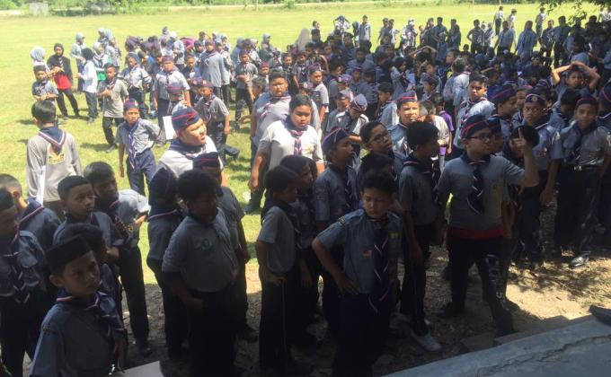 Perkhemahan Agung Jajahan Daerah Pasir Mas (PERAJA32) di Kem Panglima Raja Pusu 40, Pasir Mas, Kelantan, Malaysia