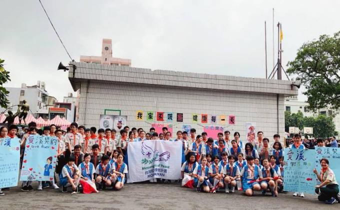 Dong-Sing Scouts publicize  Messengers of Peace in Taiwan