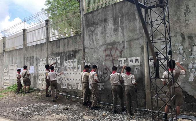 SCOUTS REMOVE ELECTION PARAPHERNALIA | MAY 19