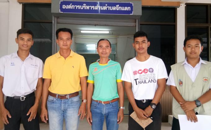 โรงเรียนพนมดงรักวิทยาสำรวจจำนวนประชากรผู้สูงอายุภายในตำบลจีกแดก