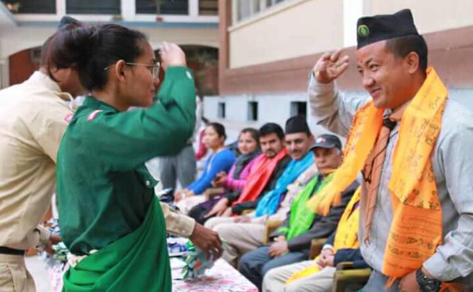 Investiture of Pratibimba Open scout crew