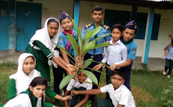  Tree Plantation 2019 by Golden Eagle Open Air Scout Group 