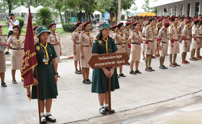 โครงงานรักษาความสอาดโรงเรียนเนื่องด้วยวันลูกเสือ