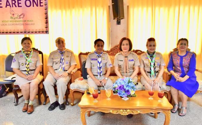 The 5th "We Are One Project" Messengers of Peace Scout Training at school by Local Coordinators.