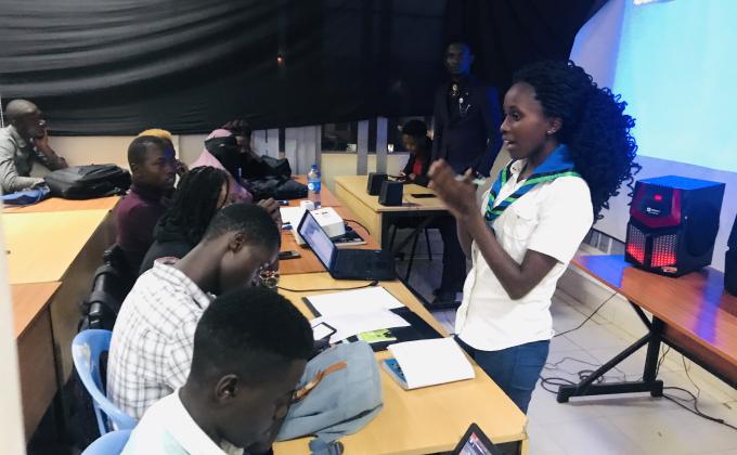 Scouts creating awareness on drugs and substance abuse