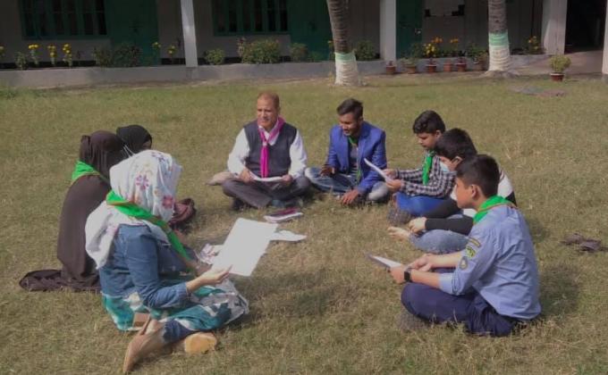 মাদদ্রব্য প্রতিরোধ করার জন্য আই. ই. এস স্কুল অ্যান্ড কলেজ স্কাউট গ্রুপ এর আলোচনা