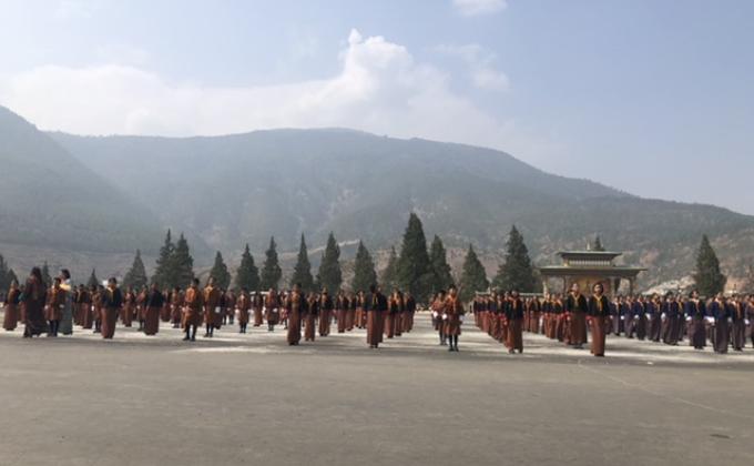 Performing Messenger of Peace song.