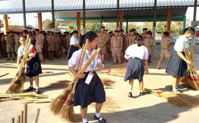 กิจกรรมจิตอาสาทำความสะอาดคุณธรรมความดี