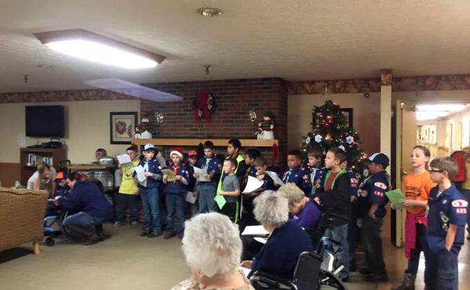 Pack 409 Christmas Caroling