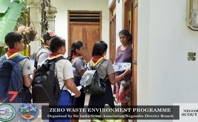 Zero Waste - 2019 District Level Project / Sri Lanka Scout Association Negombo District Branch