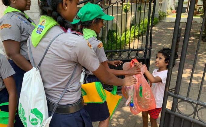 Zero Plastic Zero Polythene of Negombo City in Sri Lanka