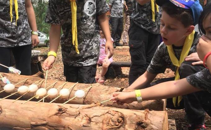  "SCOUT For 1 Day "at Scout Base of Research and Environmental Education- Goiás- Brazil 