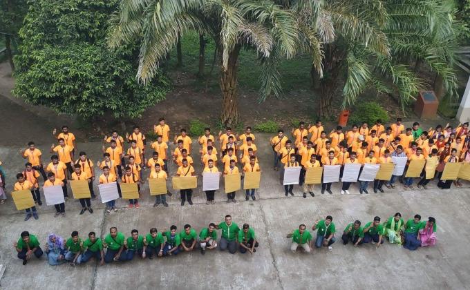 1st Dhaka Regional Scout ICT Camp 2018 Group Photo