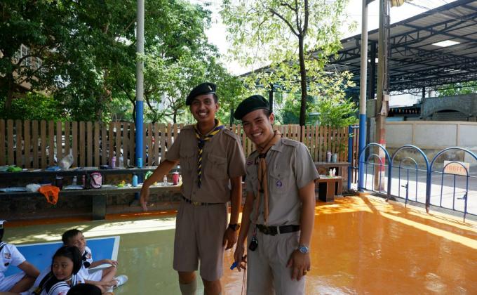 เตรียมฝึกระเบียบแถว