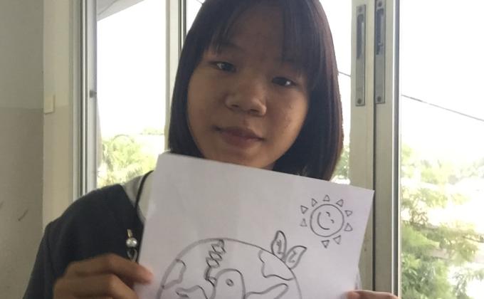 วาดรูปวันสันติภาพ