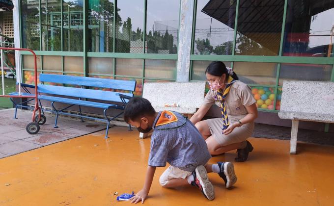 ร่วมกิจกรรมจิตอาสากับลูกเสือบีเวอร์