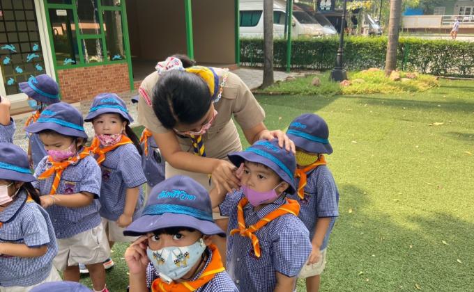 จัดระเบียบแถว และความเรียบร้อยของวิชาลูกเสือบีเวอร์