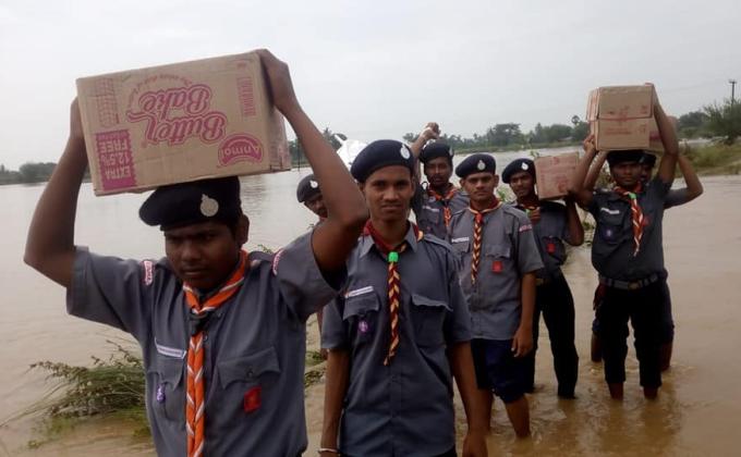 SERVICE DURING CYCLONE TITLI