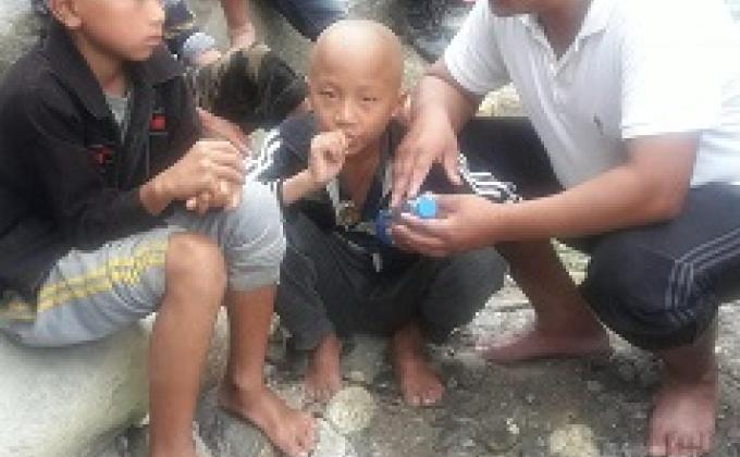 Volunteerism of my students' mother's Cremation