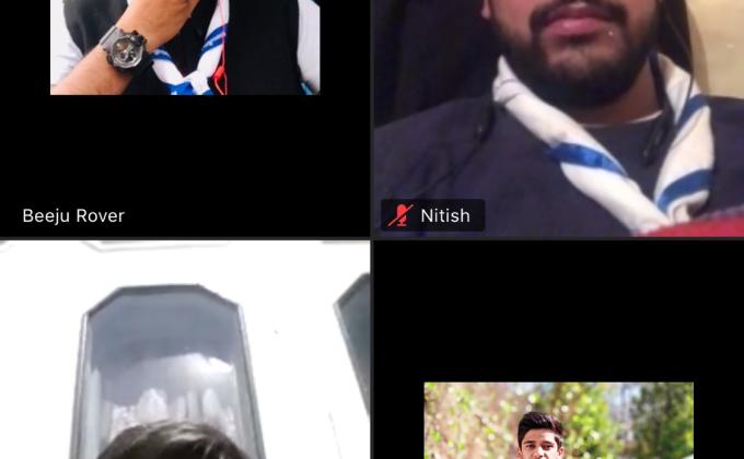 Meeting on Scouts Fight Corona Project 