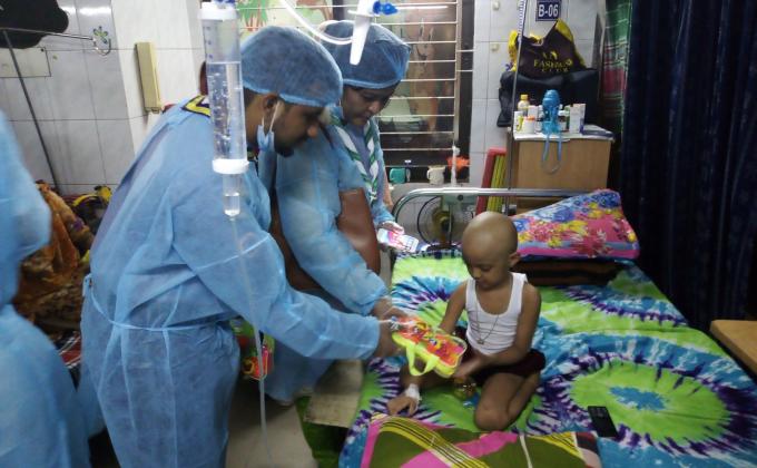 Celebrating International Please Day With Child Cancer Patients 