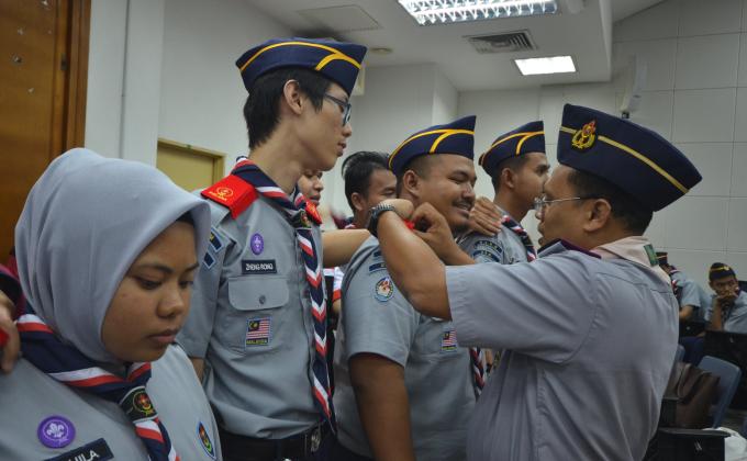 MAJLIS PELANTIKAN VIGIL LEVEL 100 KLKM USM18/19