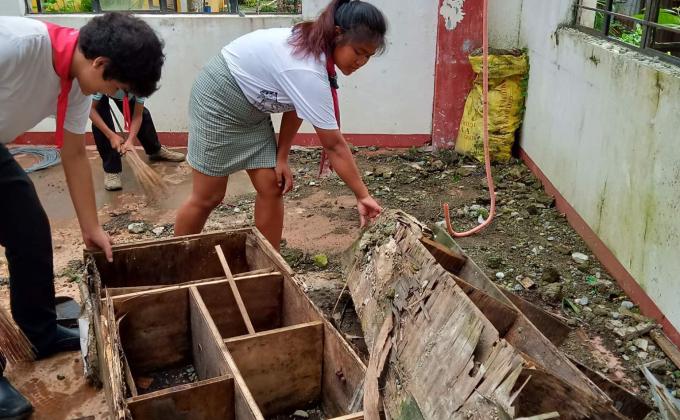 ENHANCEMENT OF HOME ECONOMICS BUILDING(REPAIRING WINDOWS & PUTTING UP CABINETS,MEDICAL SUPPLIES AND READING MATERIALS)