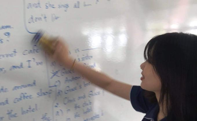 ทำความสะอาดห้องเรียน