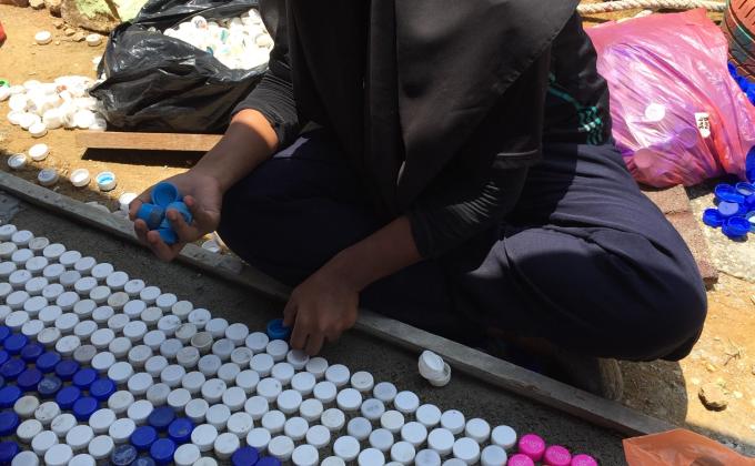 Reuse Recycle Garden project (SWA Voluntary Service) Pada Hari keempat projek 
