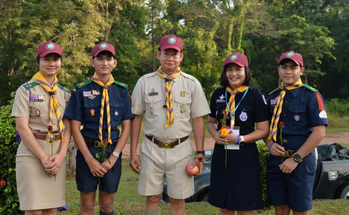 เข้าร่วมงานชุมนุมลูกเสือแห่งชาติครั้งที่ 21