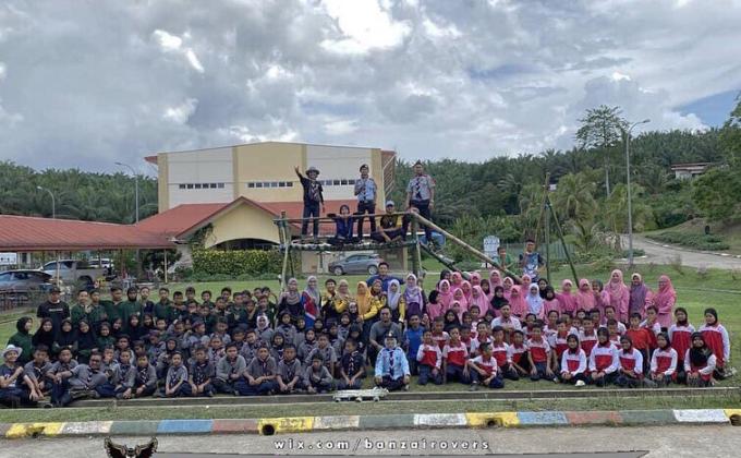 Perkhemahan Unit Beruniform Sk Sandau,Kinabatangan,Sabah