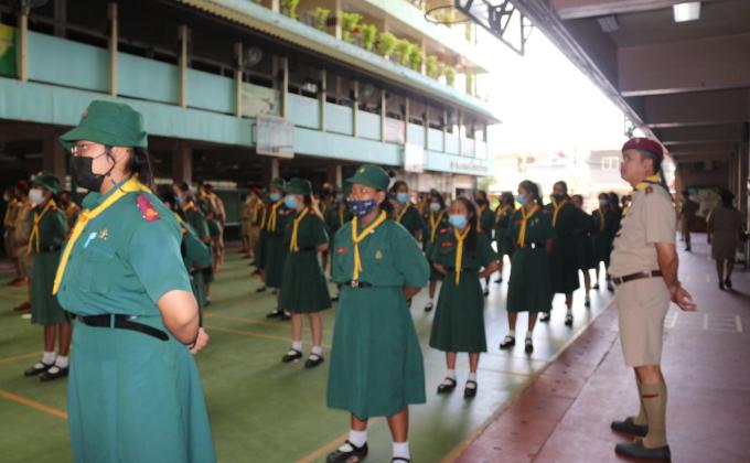 การฝึกระเบียบแถวหน้ากระดาน