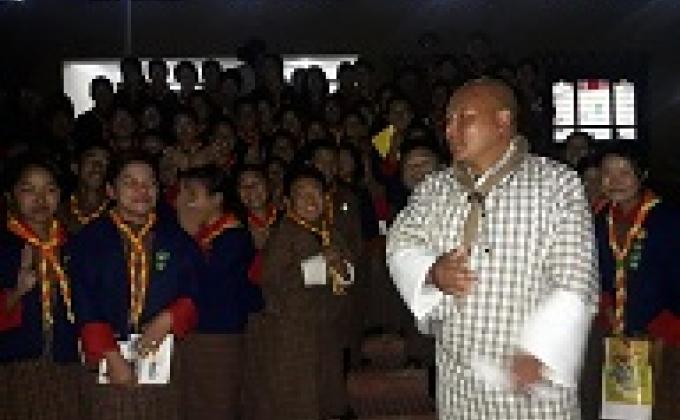 Advocacy with scouts of TsirangToes CS along scouting Monitoring.