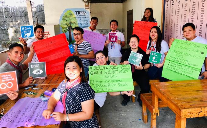 Leaders on Scouts4SDGs Orientation 