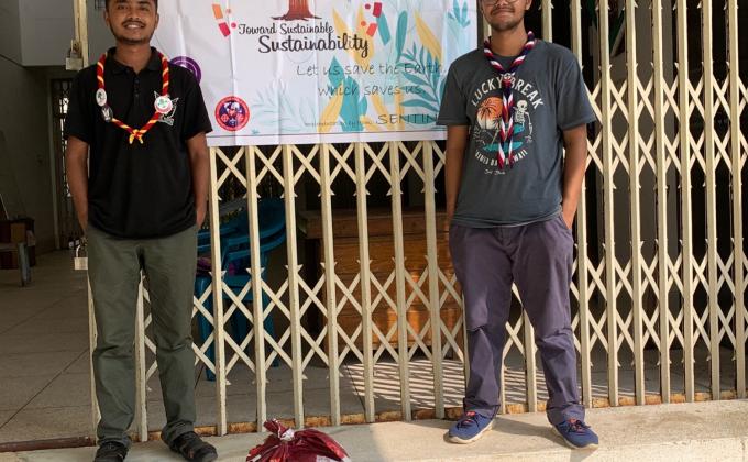 Planted Palm Seeds at Rover Regional Scout Training Center (Project TSS)