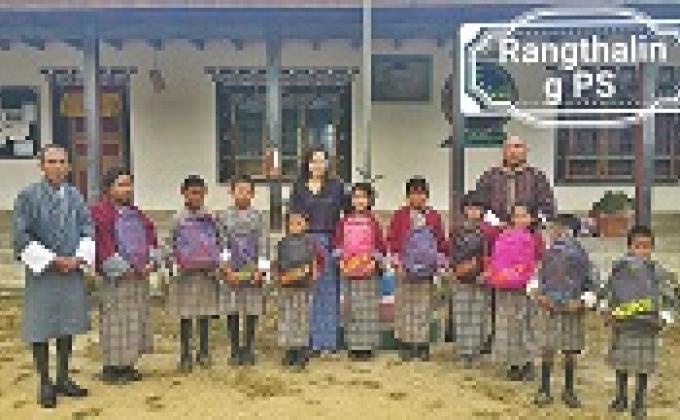 Adoption of 11 poor children of Rangthaling school