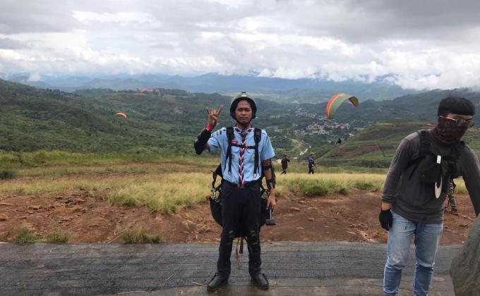 ujian lencana sayap kepandaian dan pengembaraan 1030 km