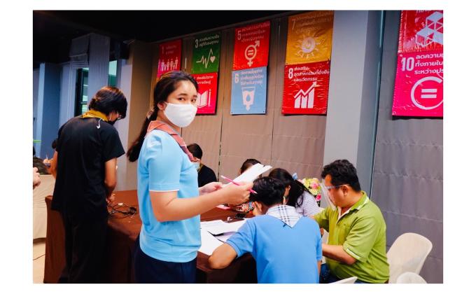 กิจกรรมให้ความรู้ COVID - 19