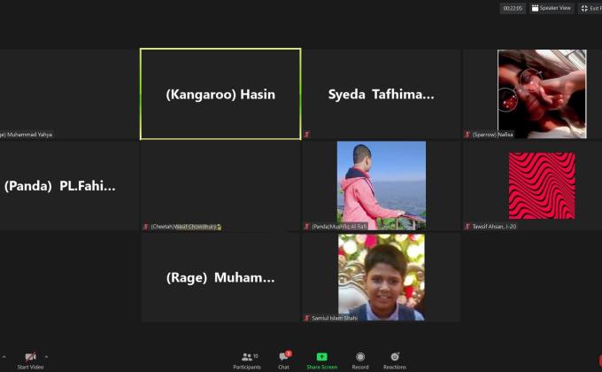 18th Troop Meeting of BIAM Model School and College Scout Group-686