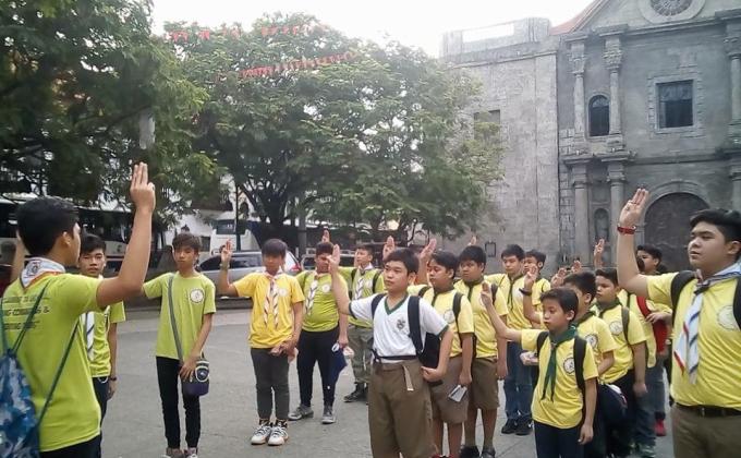SJS Scouts conducted its Historical Hike